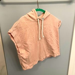 H&M Cropped Tank Top Hoodie